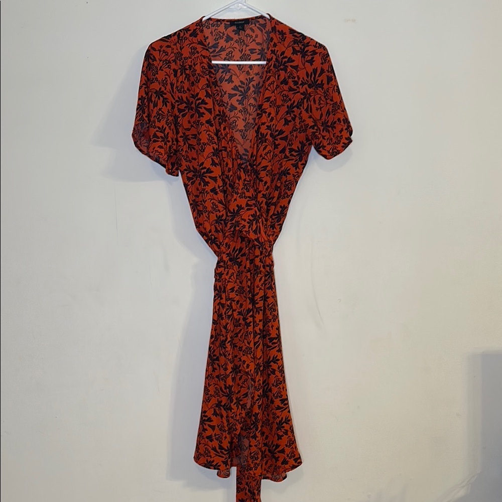 Halogen Wrap Midi Dress